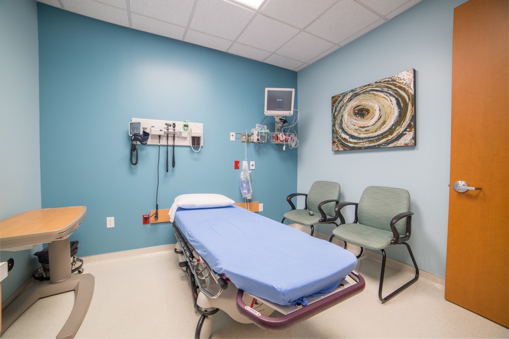 patient room at emergency center kingwood