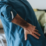 Man with back pain