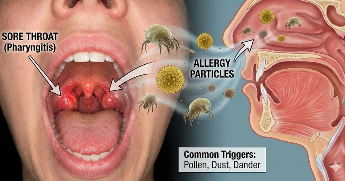 Can Allergies Cause Sore Throat